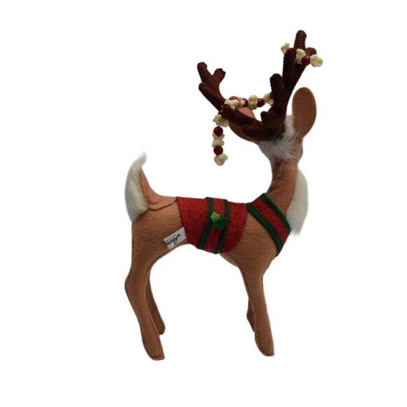 Annalee Whimsy Reindeer 2020 Popcorn 8 inch - Picture 4 of 5